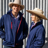 Unisex Coat - Cobalt/Red