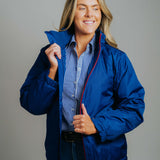 Unisex Coat - Cobalt/Red