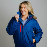 Unisex Coat - Cobalt/Red