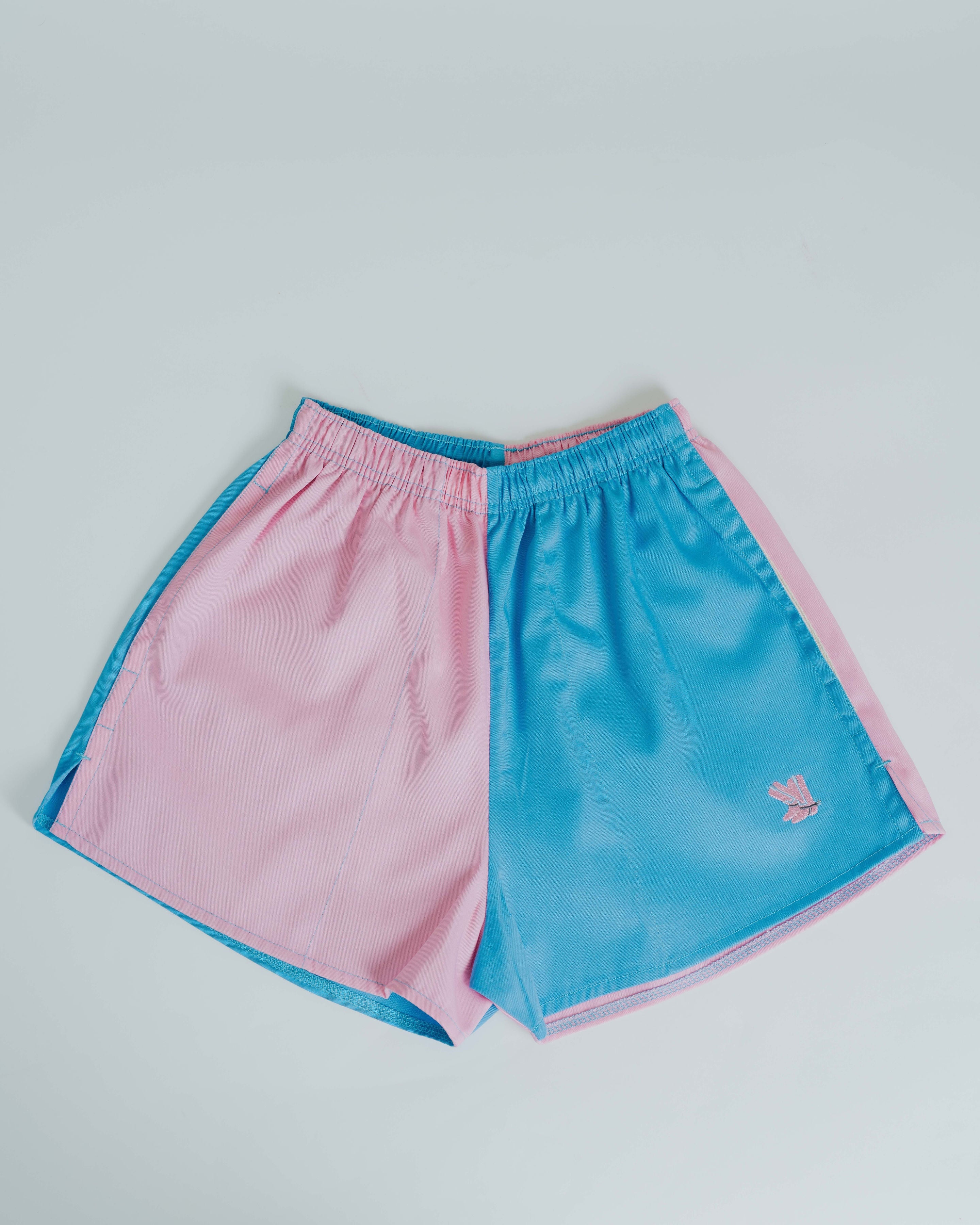 Blackjack Shorts - Aqua/Pink