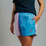 Blackjack Shorts - Aqua/Pink