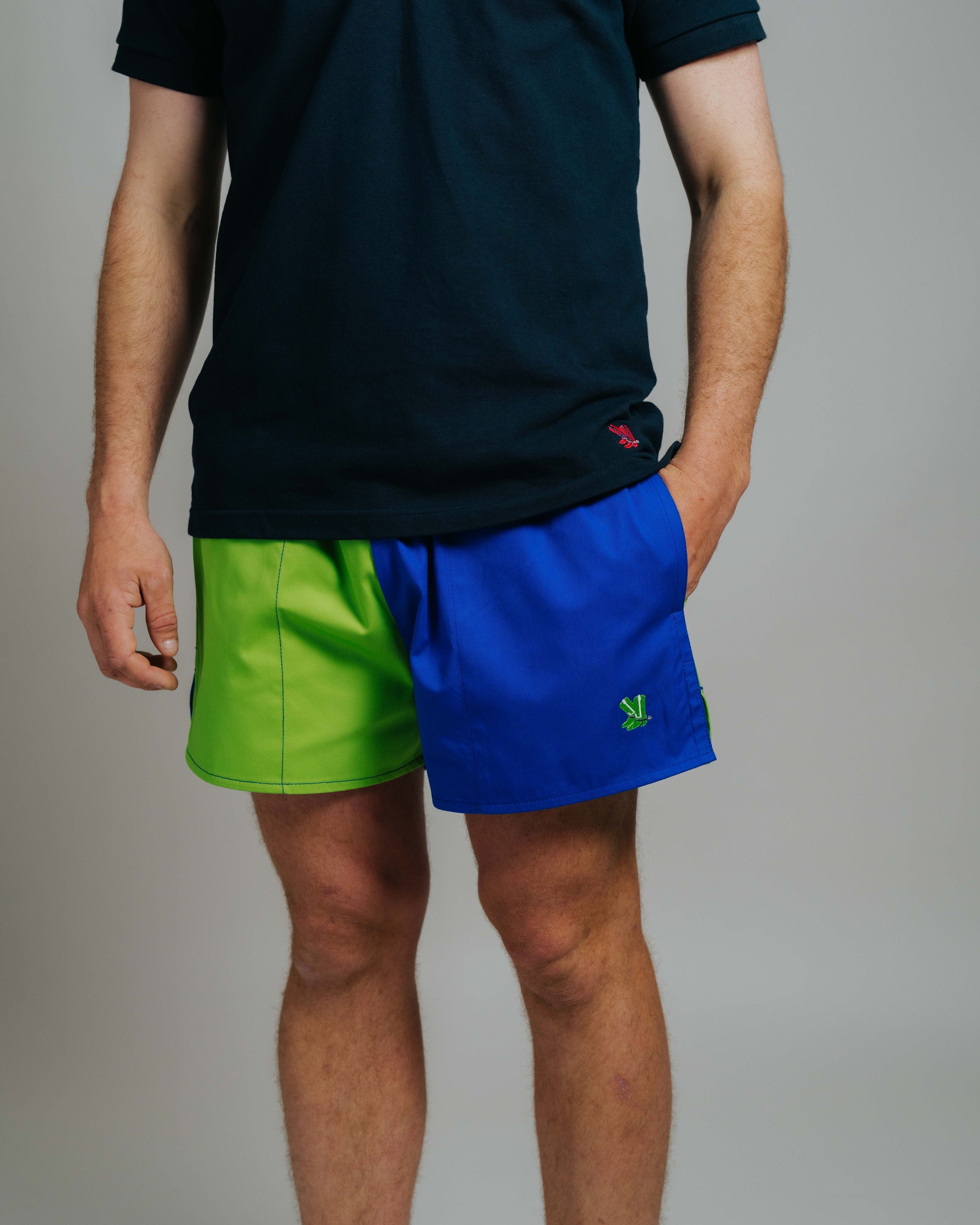 Blackjack Shorts - Cobalt/Lime