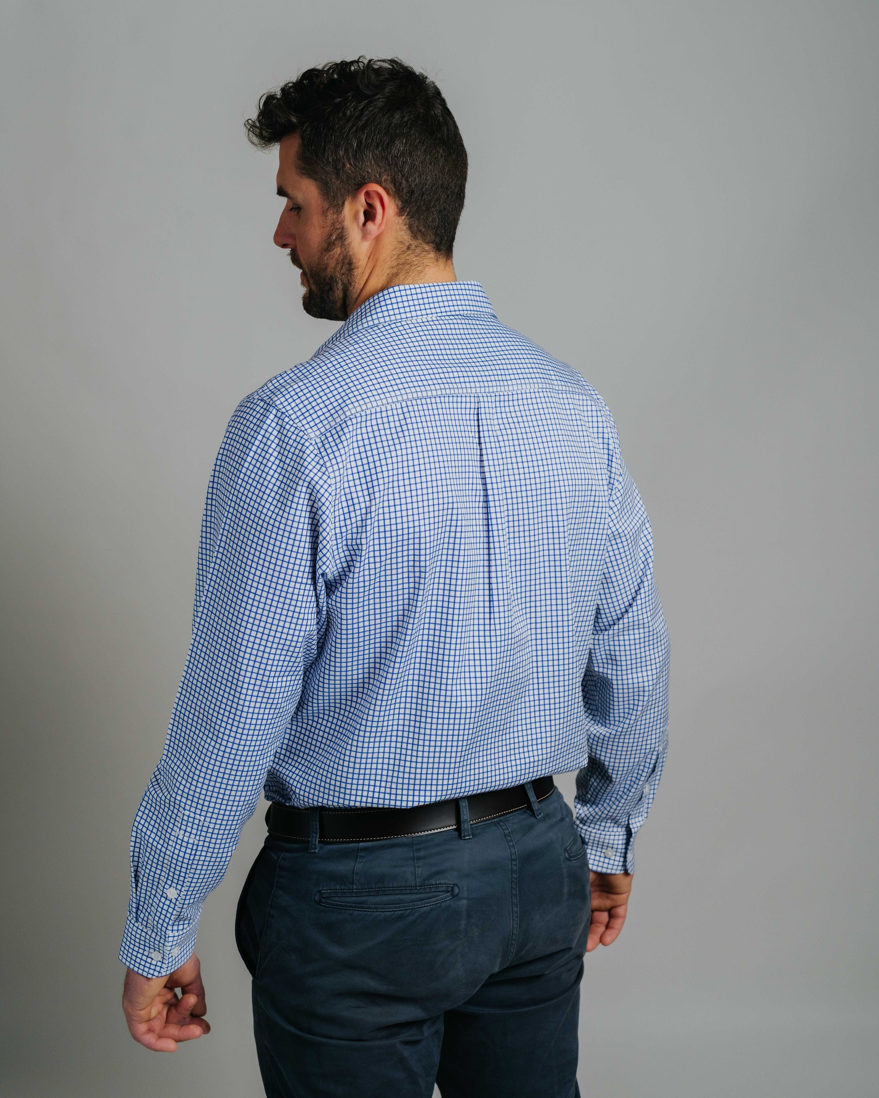 Boomba Fine Navy Check