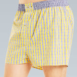 Boxer Shorts - O Yellow/Navy Check