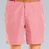 Casual Shorts B-Red Gingham Check