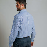Cleland Cobalt Stripe