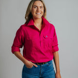 Cleland Fuchsia Work Shirts