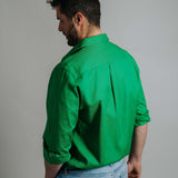 Cleland Green Work Shirt