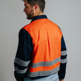 Cleland Hi Vis Orange Work Shirt