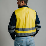 Cleland Hi Vis Yellow (w. tape) Work Shirt