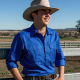 Cleland Jacaranda Work Shirt - Mid Weight