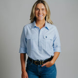 Cleland Oxford Blue Work Shirts