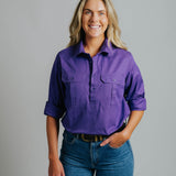 Cleland Purple Work Shirts