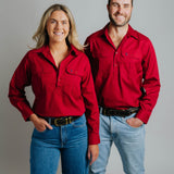 Cleland Red Work Shirt