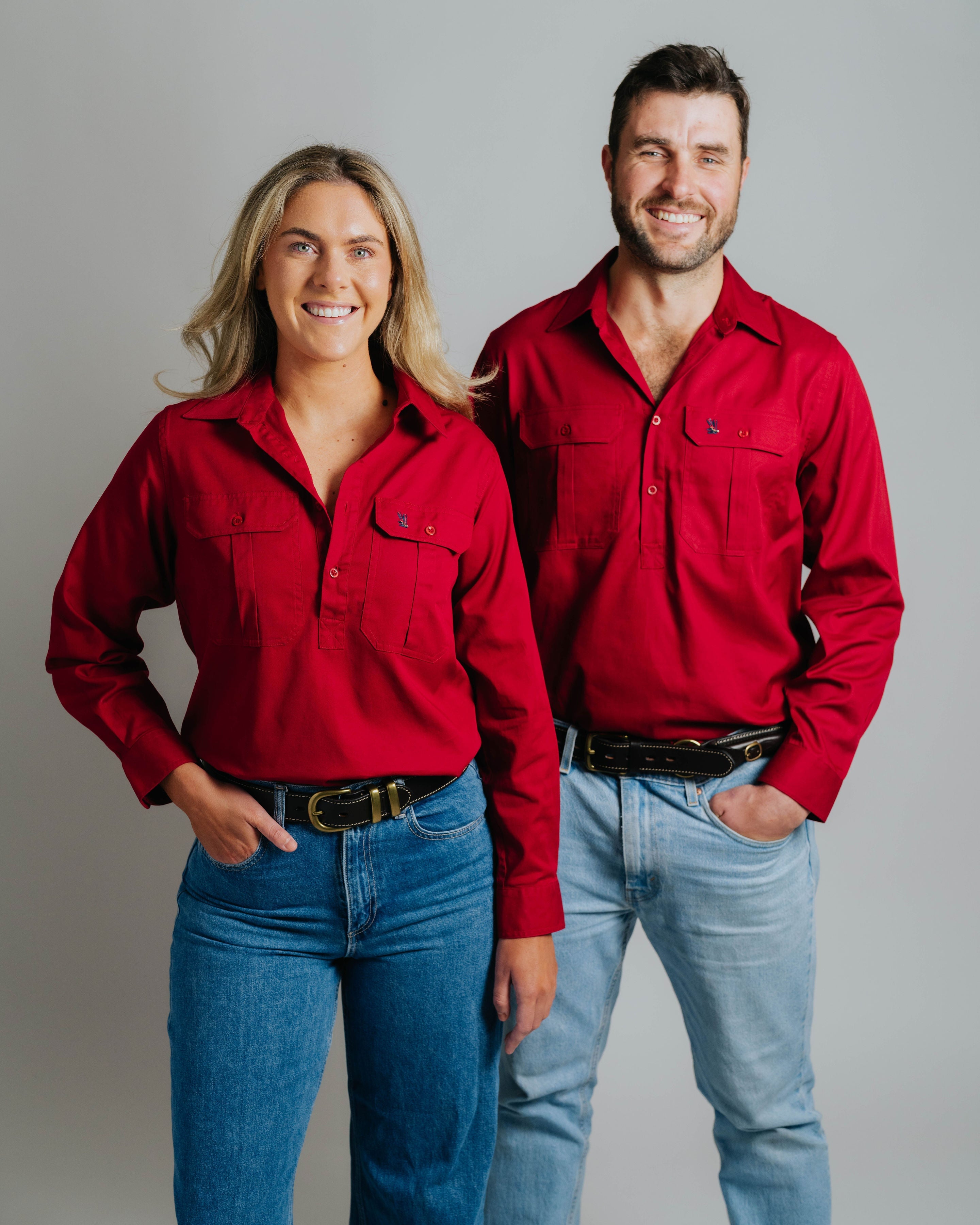 Cleland Red Work Shirt