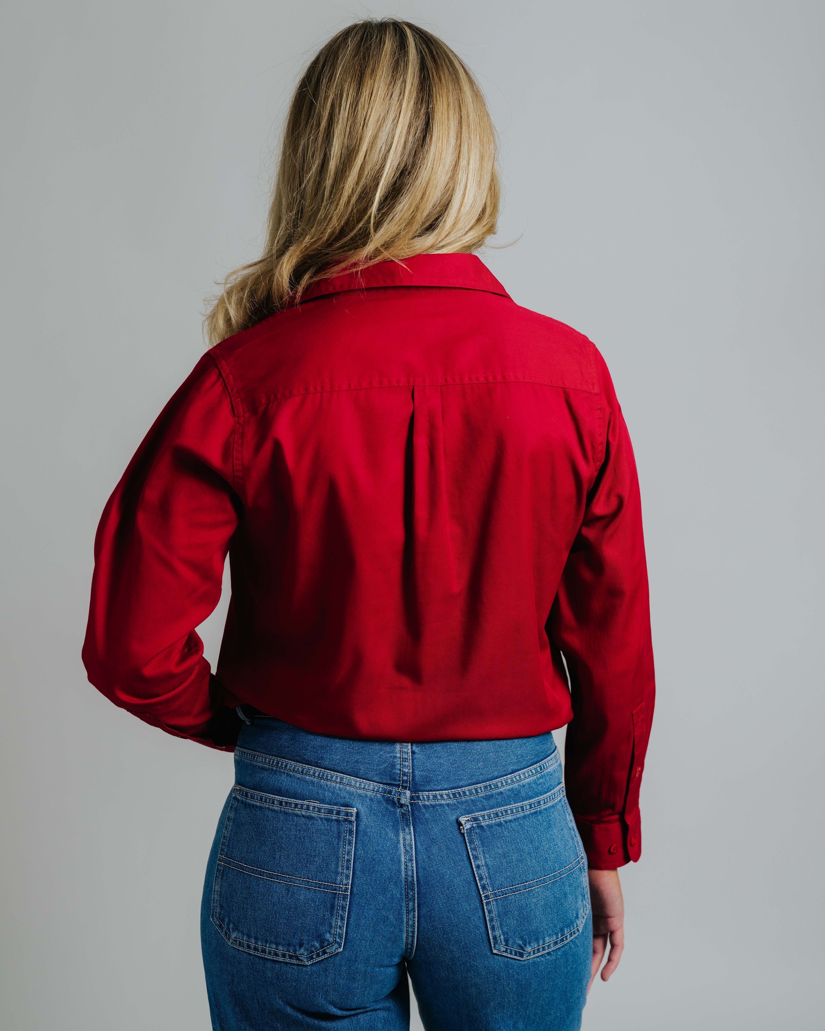Cleland Red Work Shirt