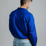 Cleland Work Shirt - Cobalt