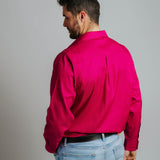 Cleland Work Shirt - Fuchsia