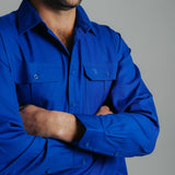 Cleland Work Shirt - Jacaranda
