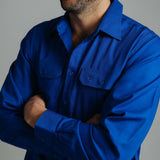 Cleland Work Shirt - Jacaranda