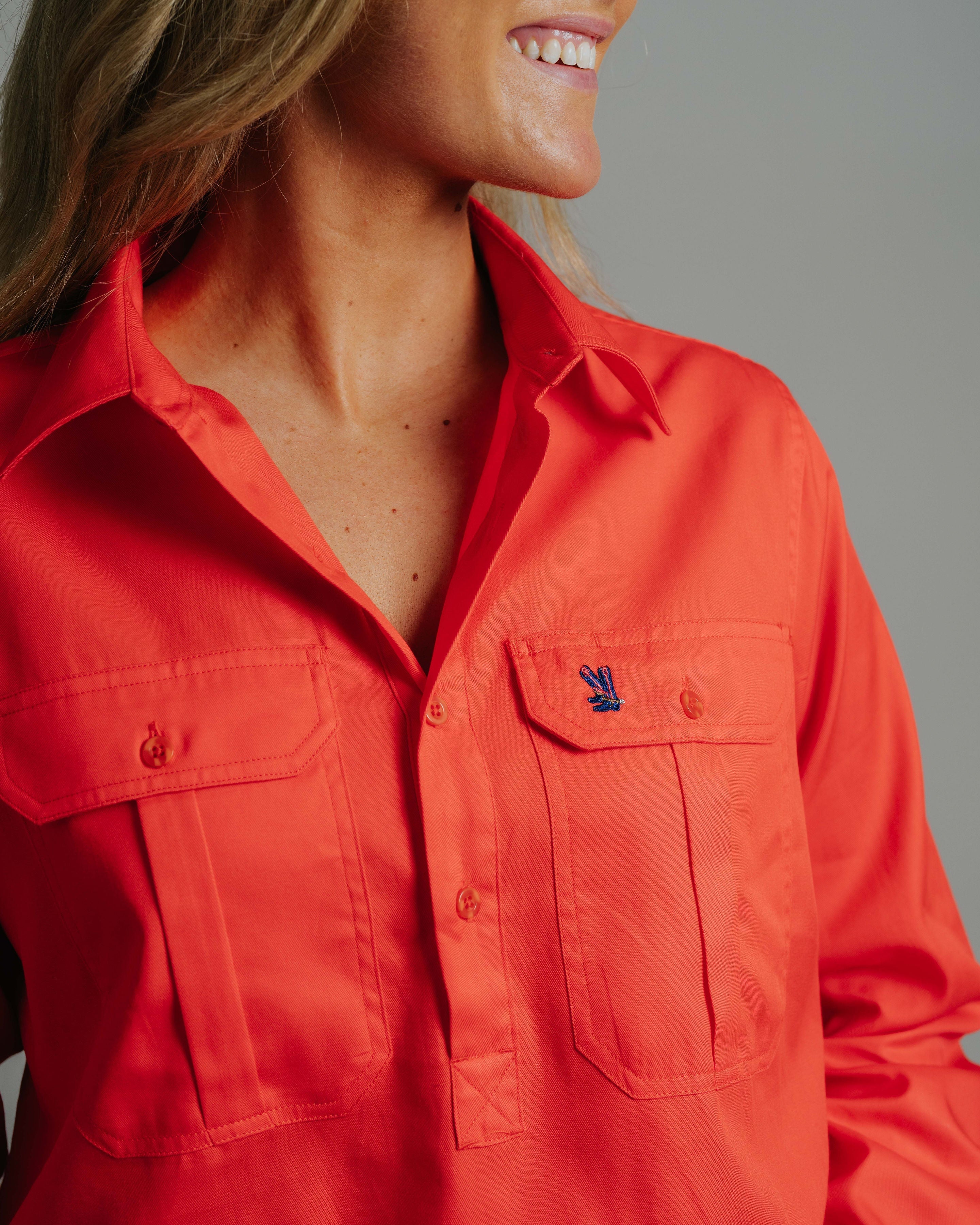 Cleland Work Shirt - Peach