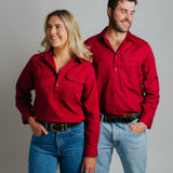 Cleland Work Shirt - Red