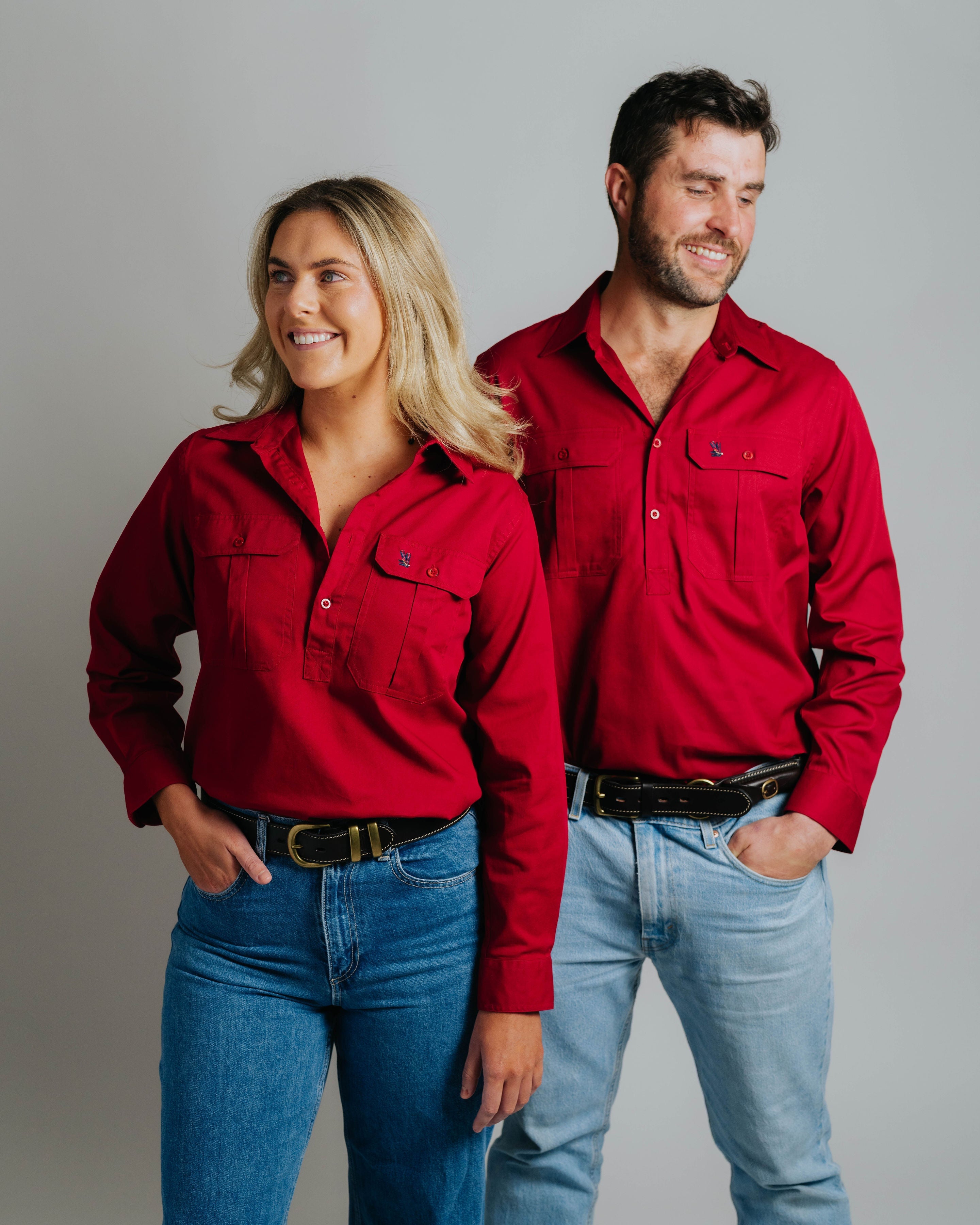 Cleland Work Shirt - Red