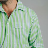 Cleland X-Blue / Green Stripe