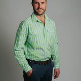Cleland X-Blue / Green Stripe
