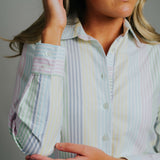 Elly P-Oxford Multi Stripe