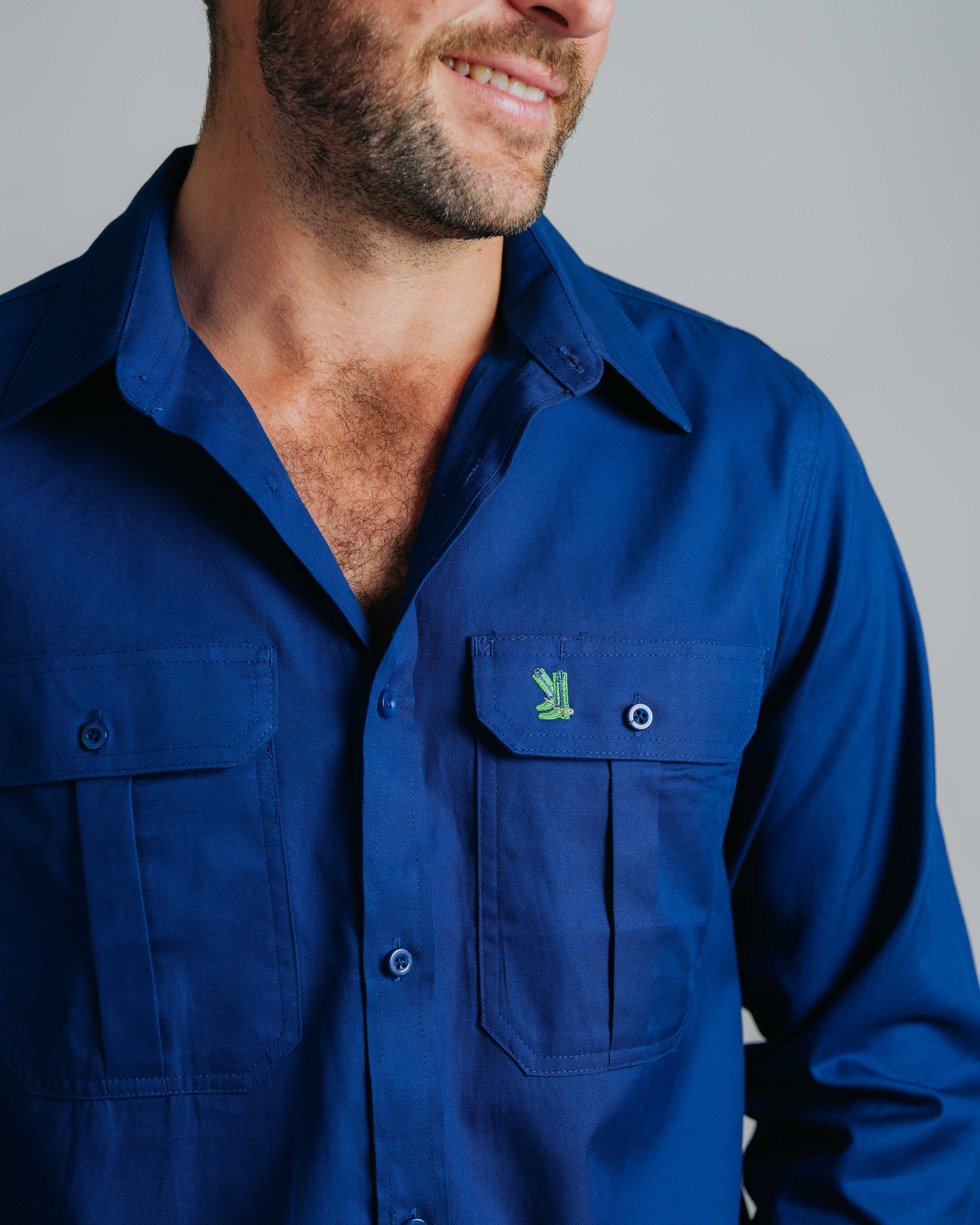 Gournama Cobalt Work Shirt