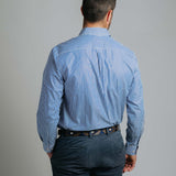 Gournama F-Navy Stripe/Red Check Trim