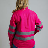 Gournama Fuchsia Hi Vis Work Shirt