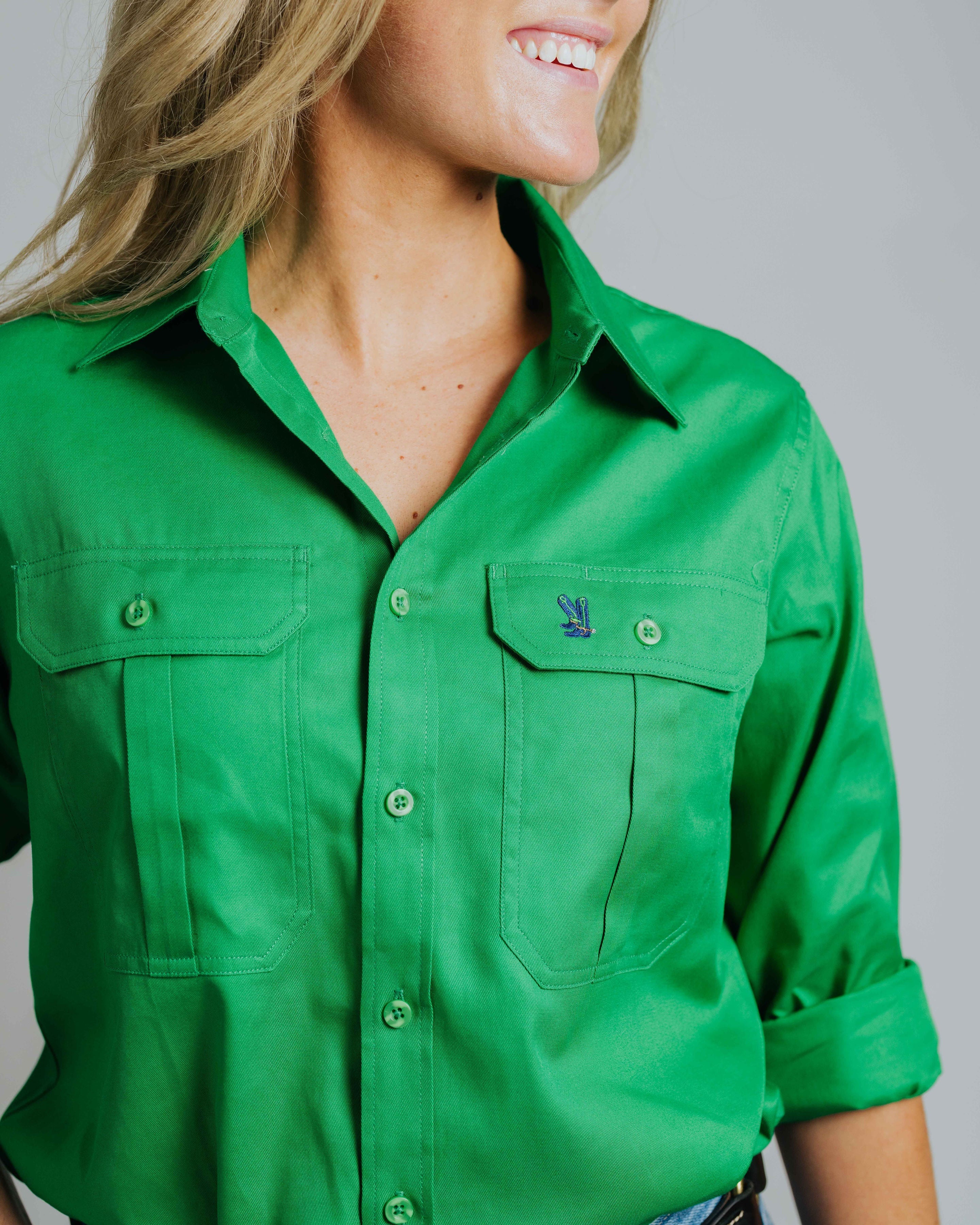 Gournama Green Work Shirt
