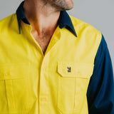 Gournama Hi Vis Yellow (no tape) Work Shirt