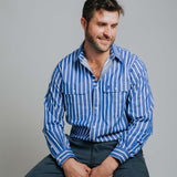 Gournama L-Navy/White Stripe