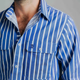 Gournama L-Navy/White Stripe