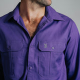 Gournama Purple Work Shirt