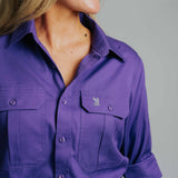 Gournama Purple Work Shirt