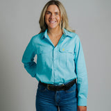 Gournama Turquoise Work Shirt