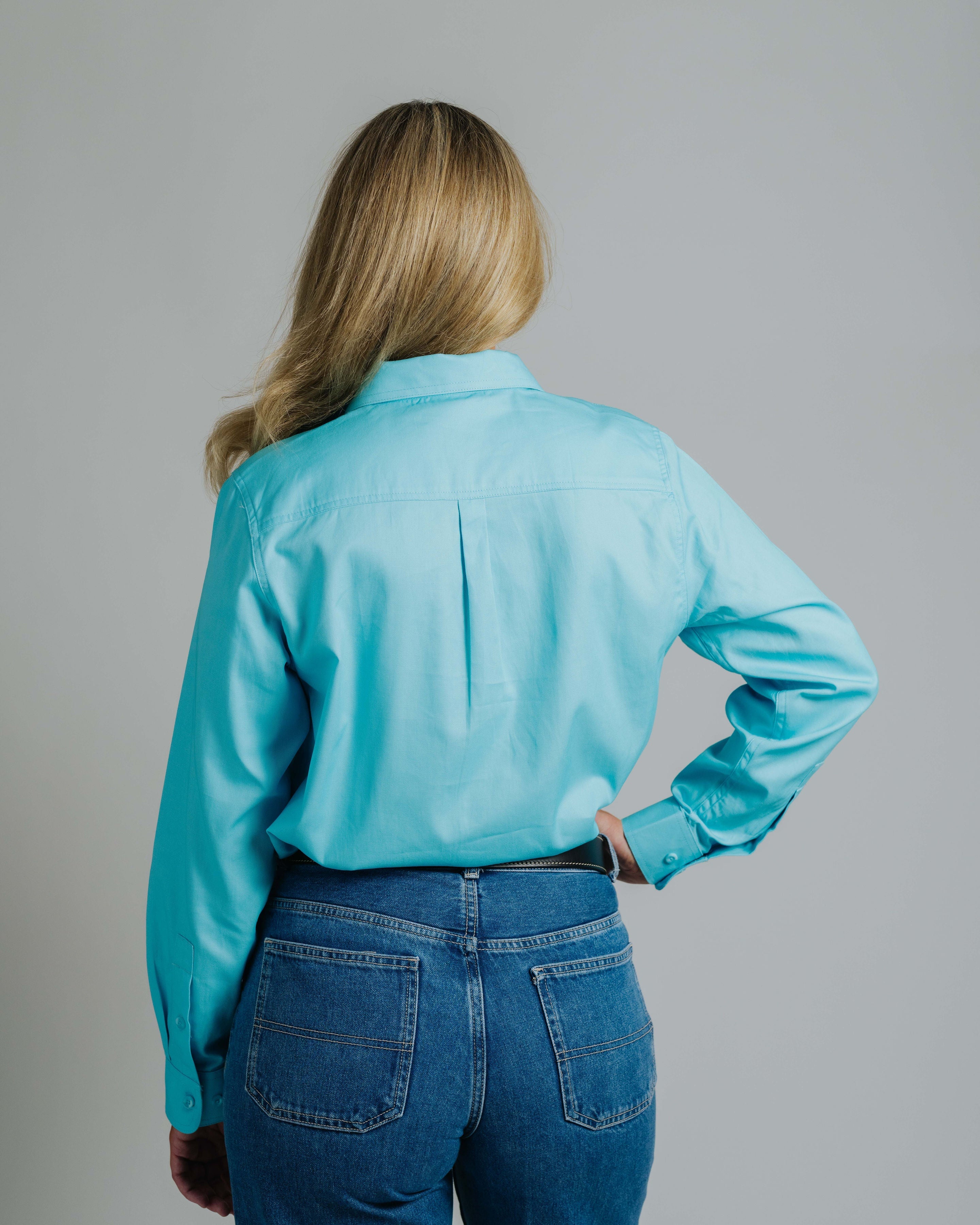 Gournama Turquoise Work Shirt