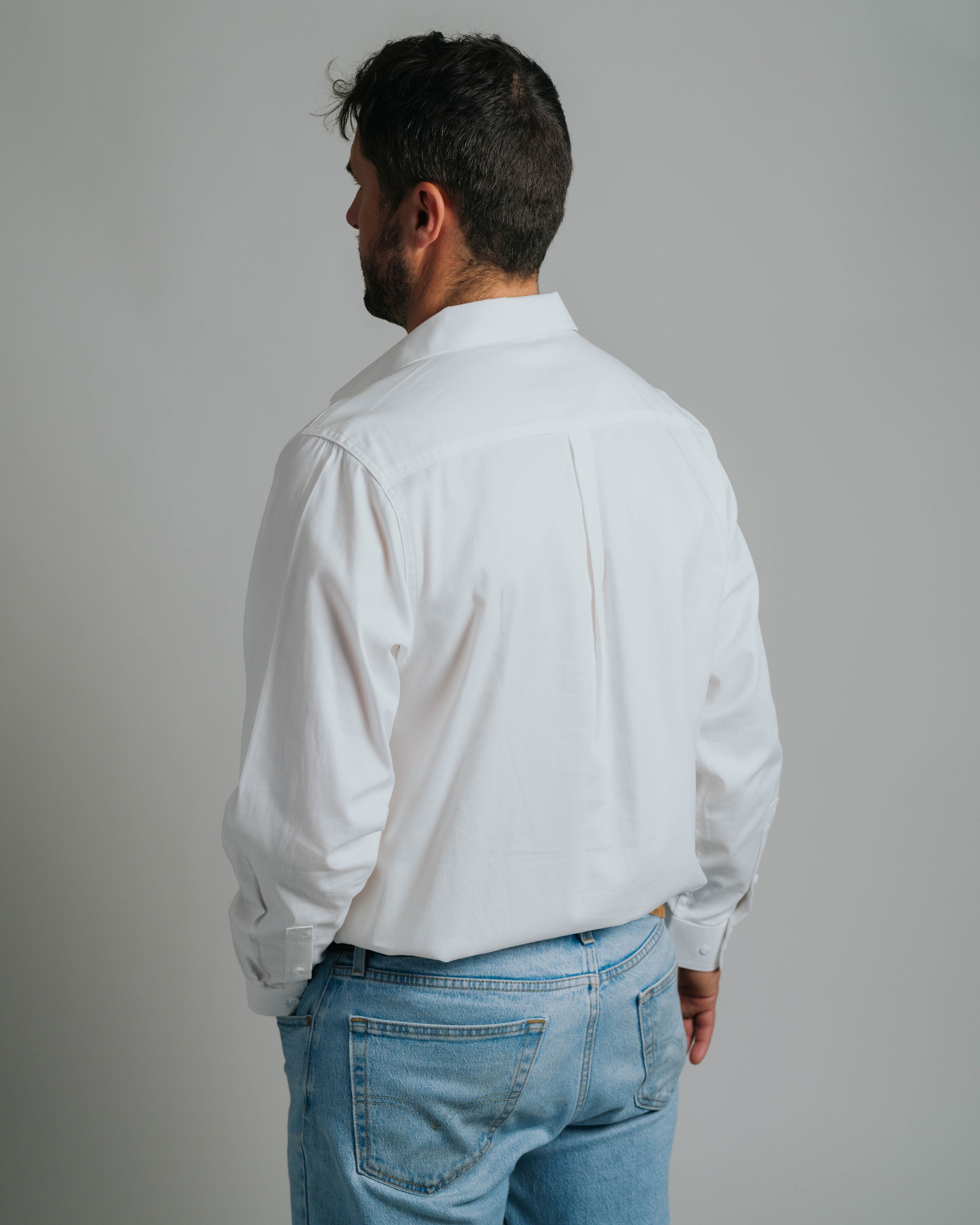 Gournama White Work Shirt