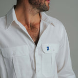 Gournama White Work Shirt
