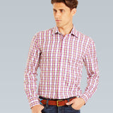 Hamish F-Fuchsia/Lime/Cobalt Check