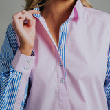 Helly Pink / Blue Stripe