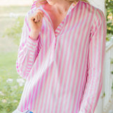 Helly Pink / White Stripe