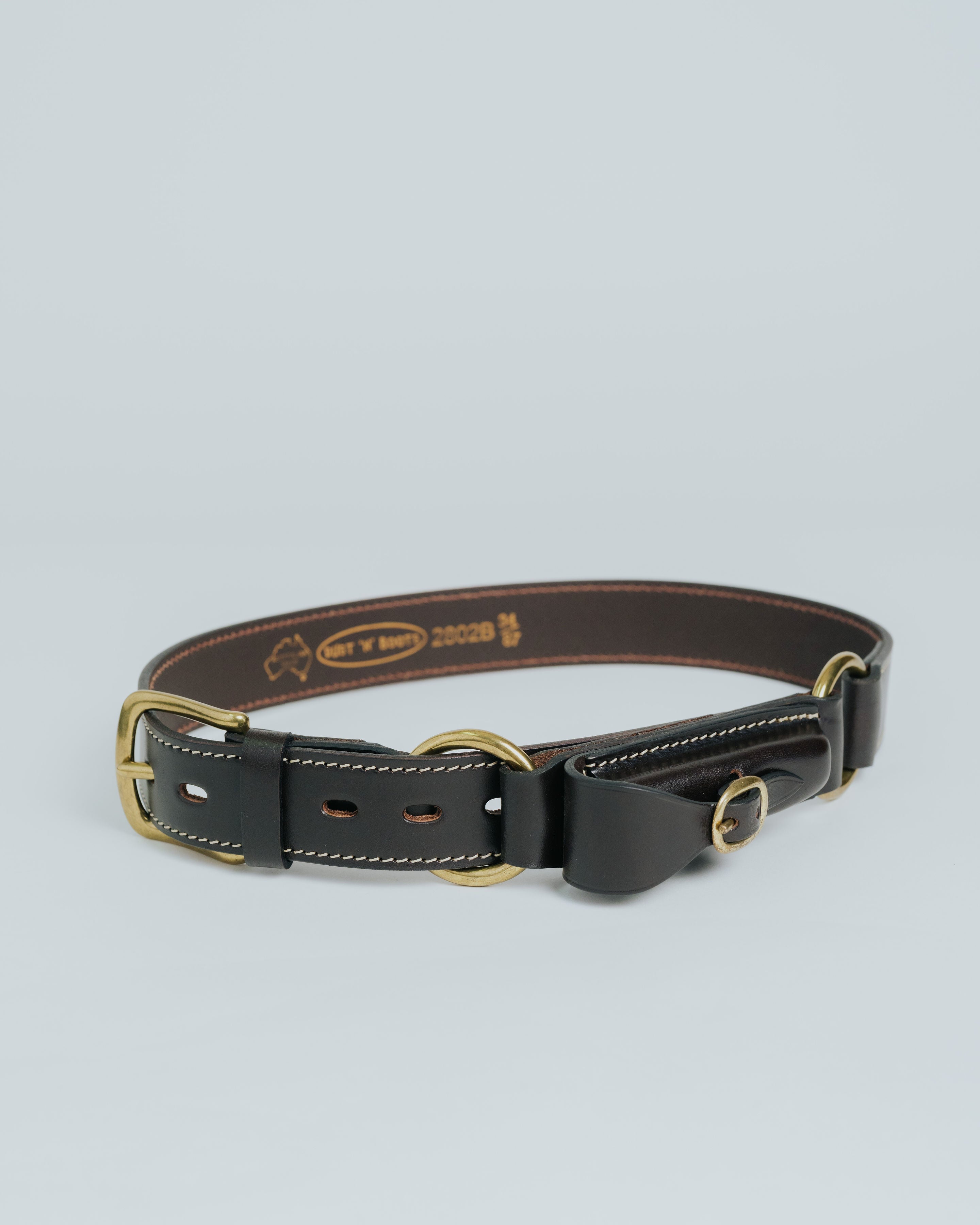 Hobble Belt with Knife Pouch (Buckle)