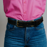 Hobble Belt with Knife Pouch (Buckle)