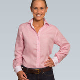 Kate Pink Linen Shirt