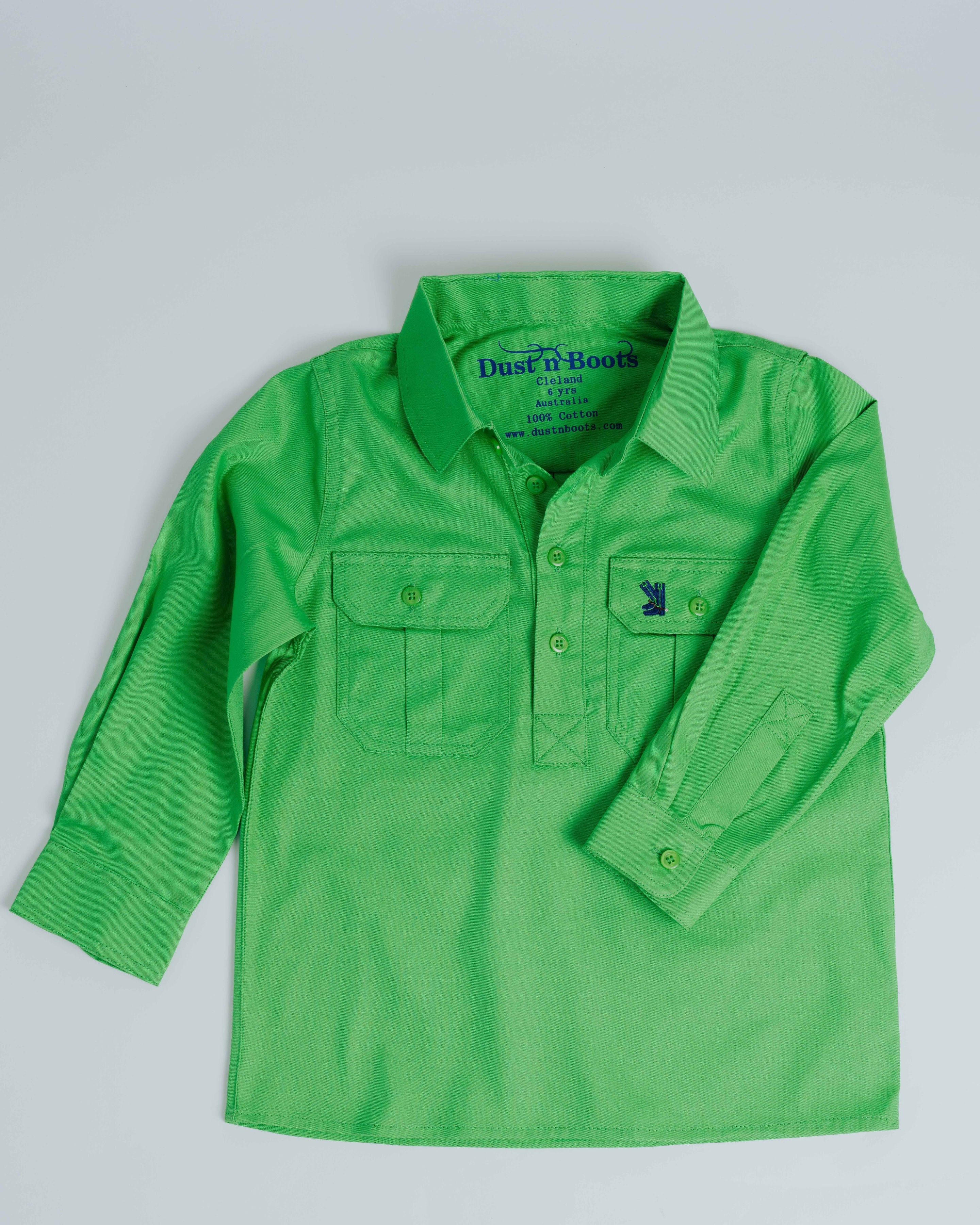 Kids Clover Half Button
